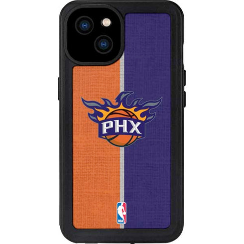 NBA Phoenix Suns Canvas iPhone 15 Plus Waterproof Case